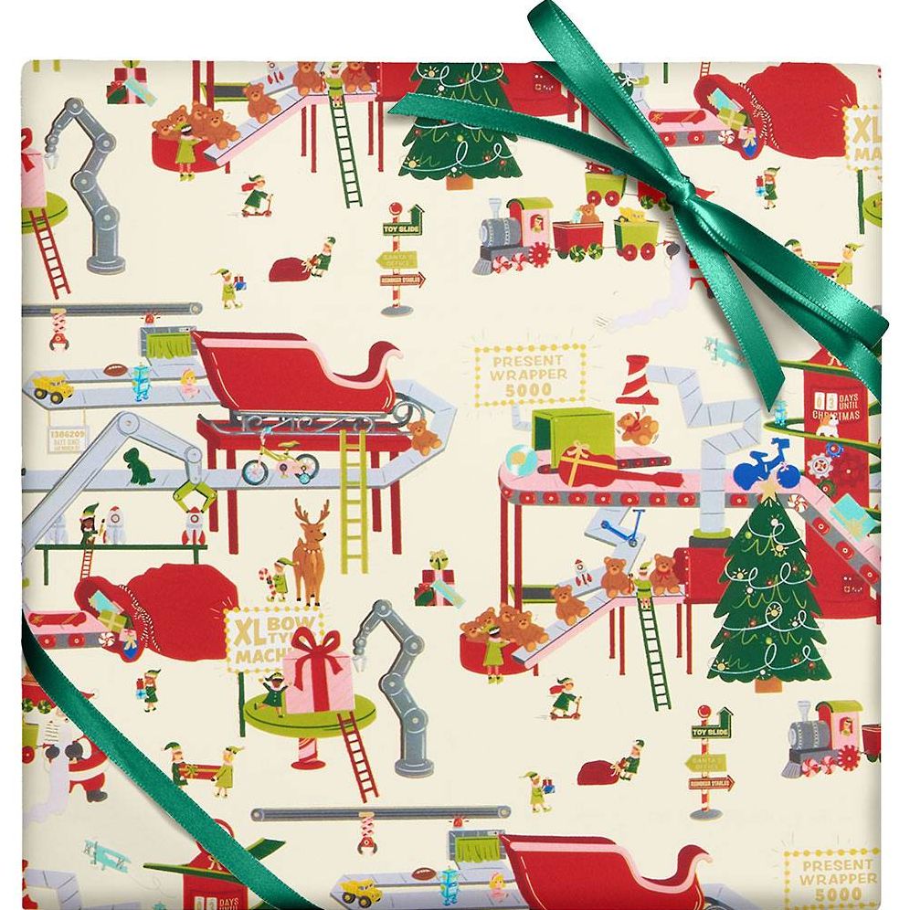 Santa's Workshop Wrapping Paper