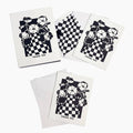 Checker Vase Floral Thank You Card Set