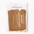 Kraft Merry Christmas Gift Tags