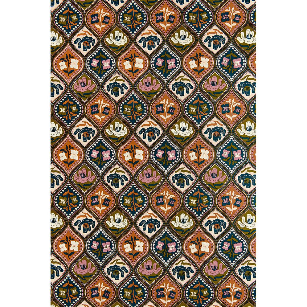 Diamond Floral Continuous Roll Wrap