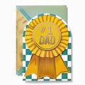 Dad Gold Ribbon Father's Day Card