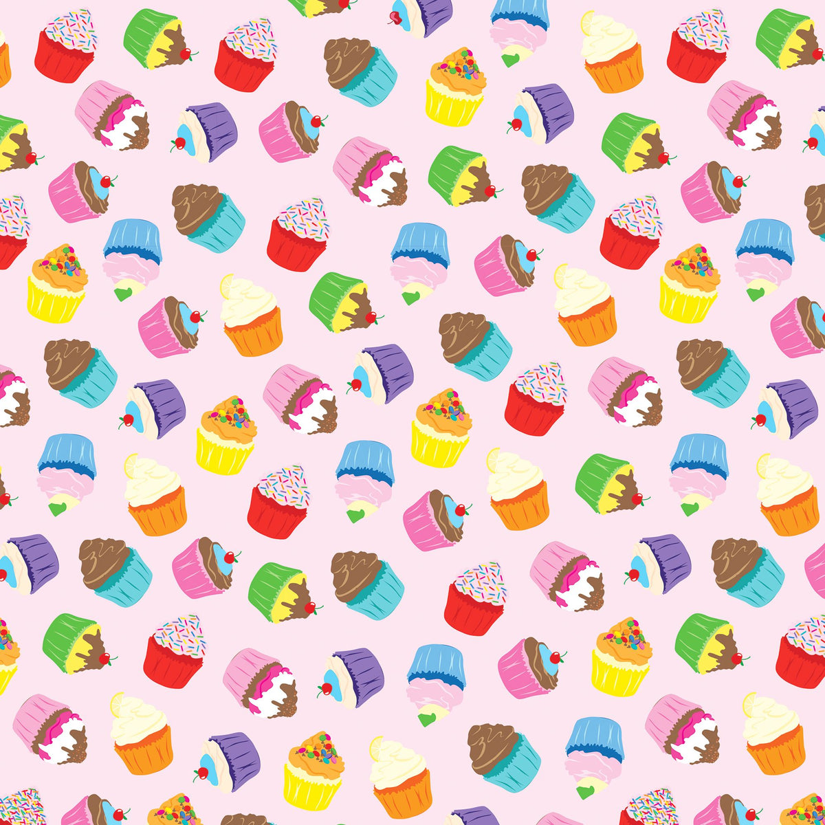 Cheery Cupcakes Flat Wrap