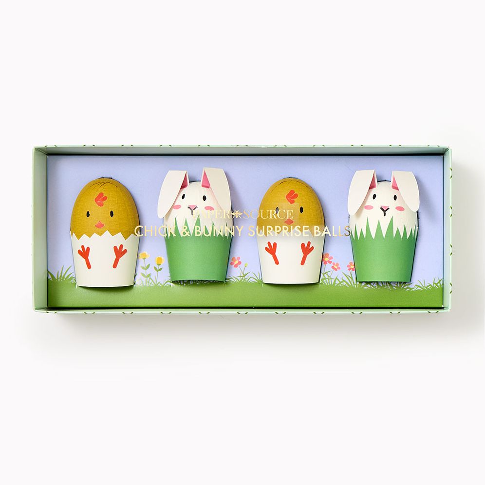 Bunny & Chick Surprise Balls Set of 4