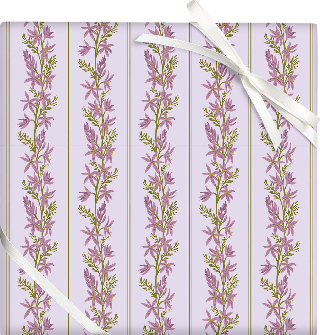 Lavender Stripe Roll Wrap