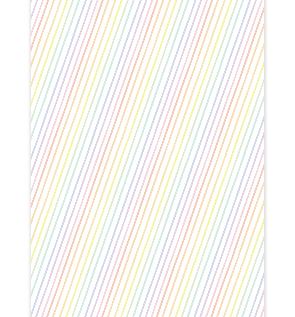 Pastel Rainbow Stripes Roll Wrap