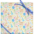 Happy Birthday Doodles Roll Wrap