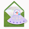 Believing In Me Alien Embellished Thank You Card