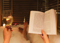 Mother's Day Greeting Card Mom In Bubble Bath With Wine Glass and Book