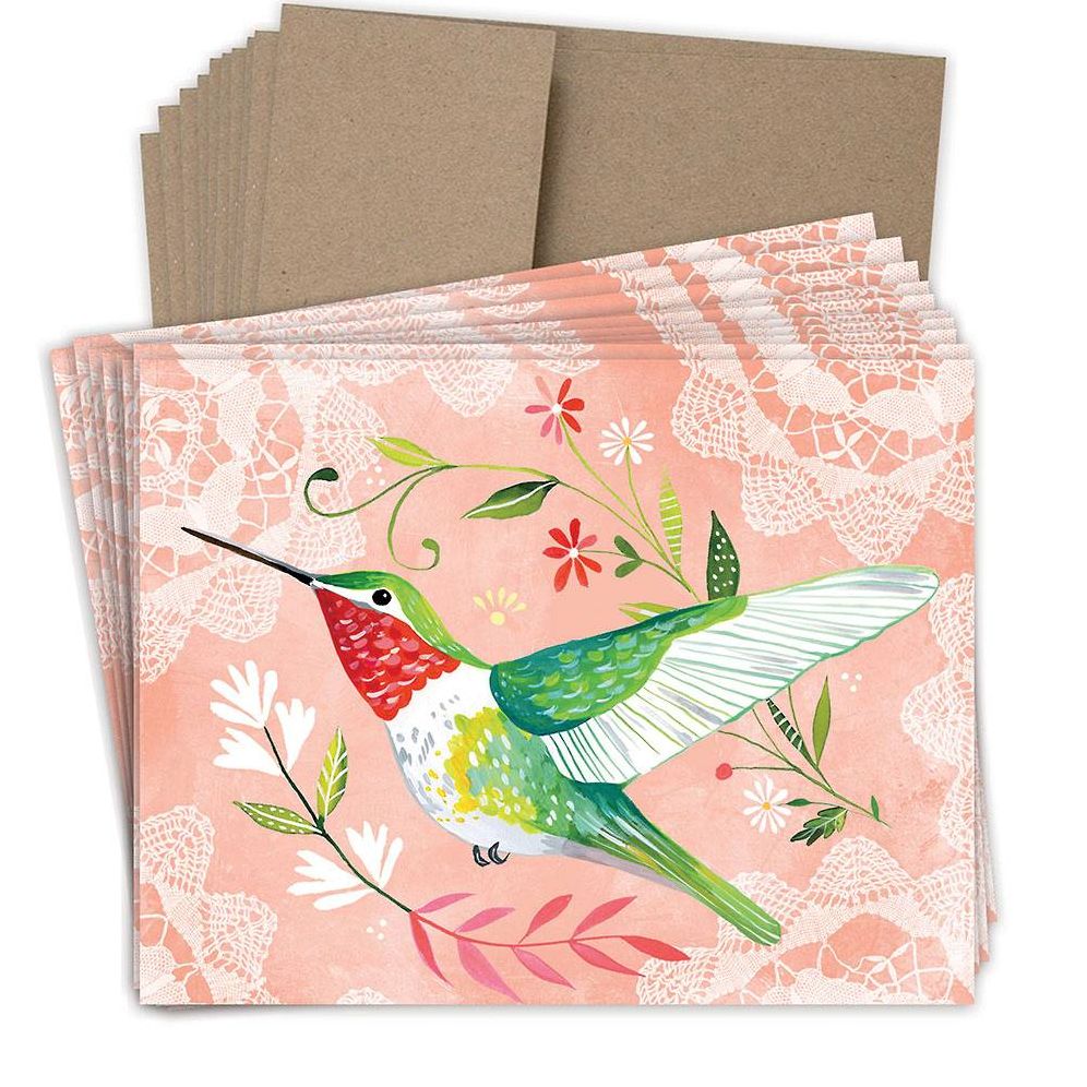 Hummingbird Stationery Set