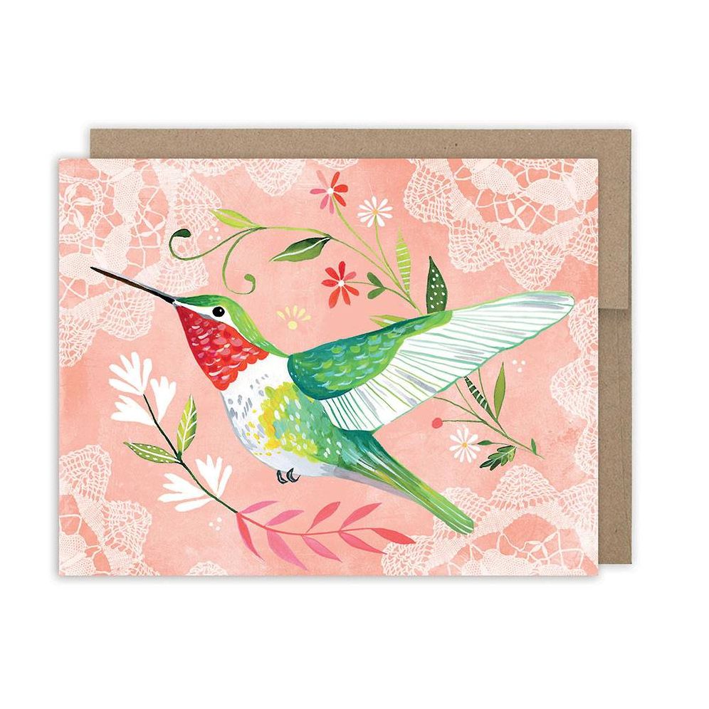 Hummingbird Stationery Set