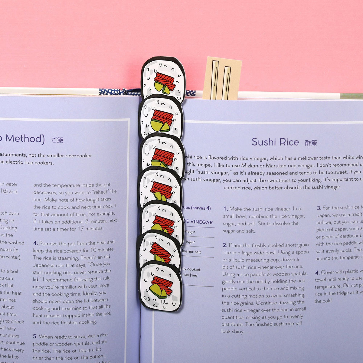 Sushi and Chopsticks Bookmarks