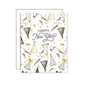 Party Hats and Blowers New Years Card