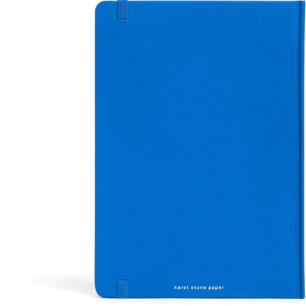 Karst Stone Paper A5 Hardcover Notebook - Boltblue