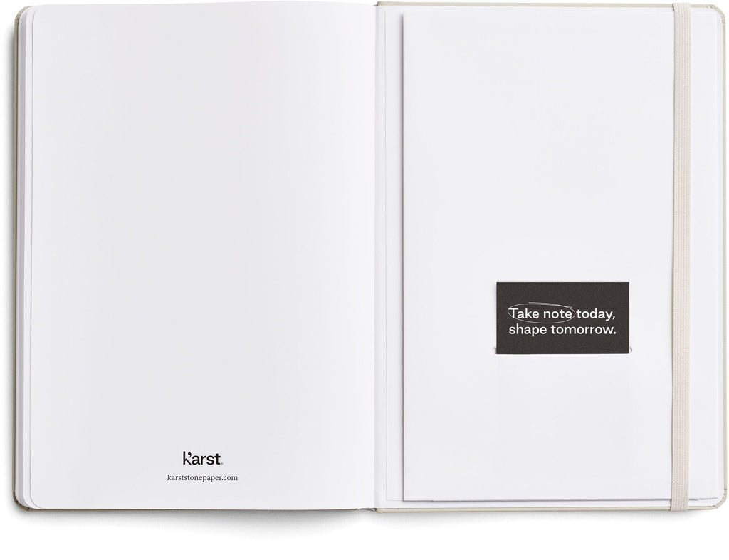 Karst Stone Paper A5 Hardcover Notebook - Boltblue