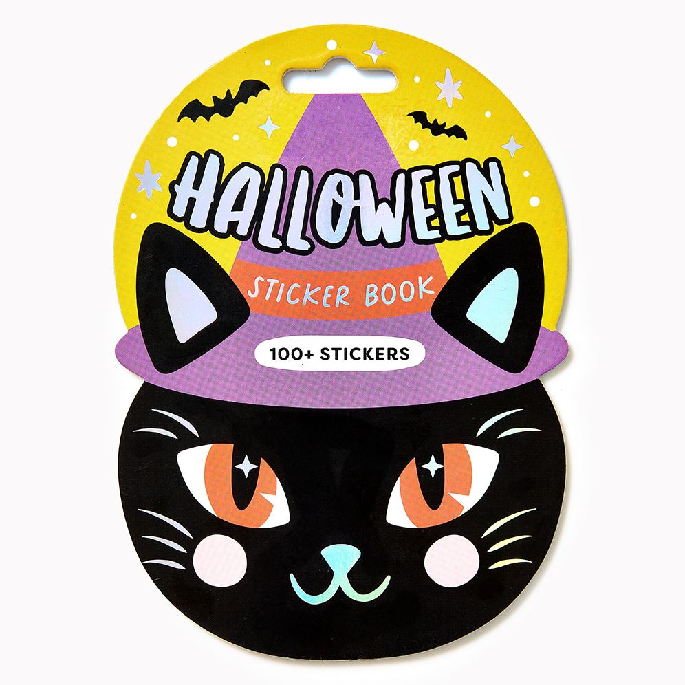 Halloween Cat Sticker Book