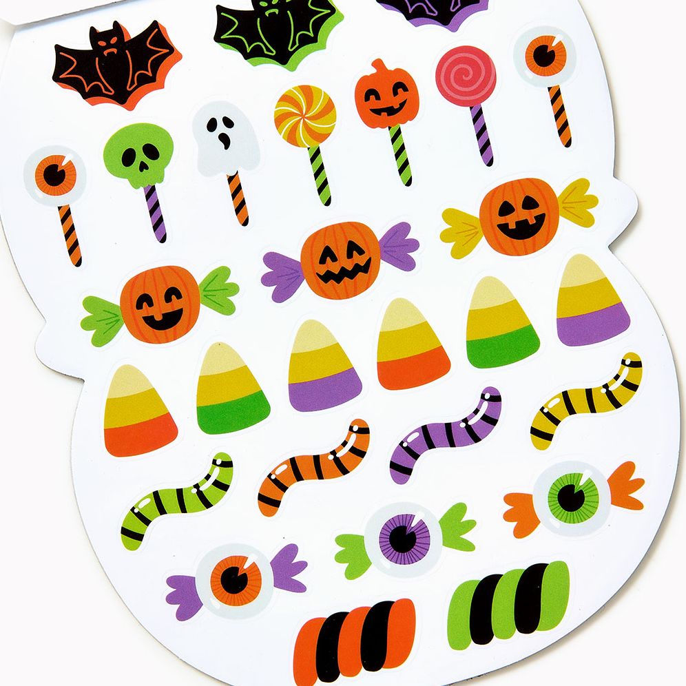 Halloween Cat Sticker Book
