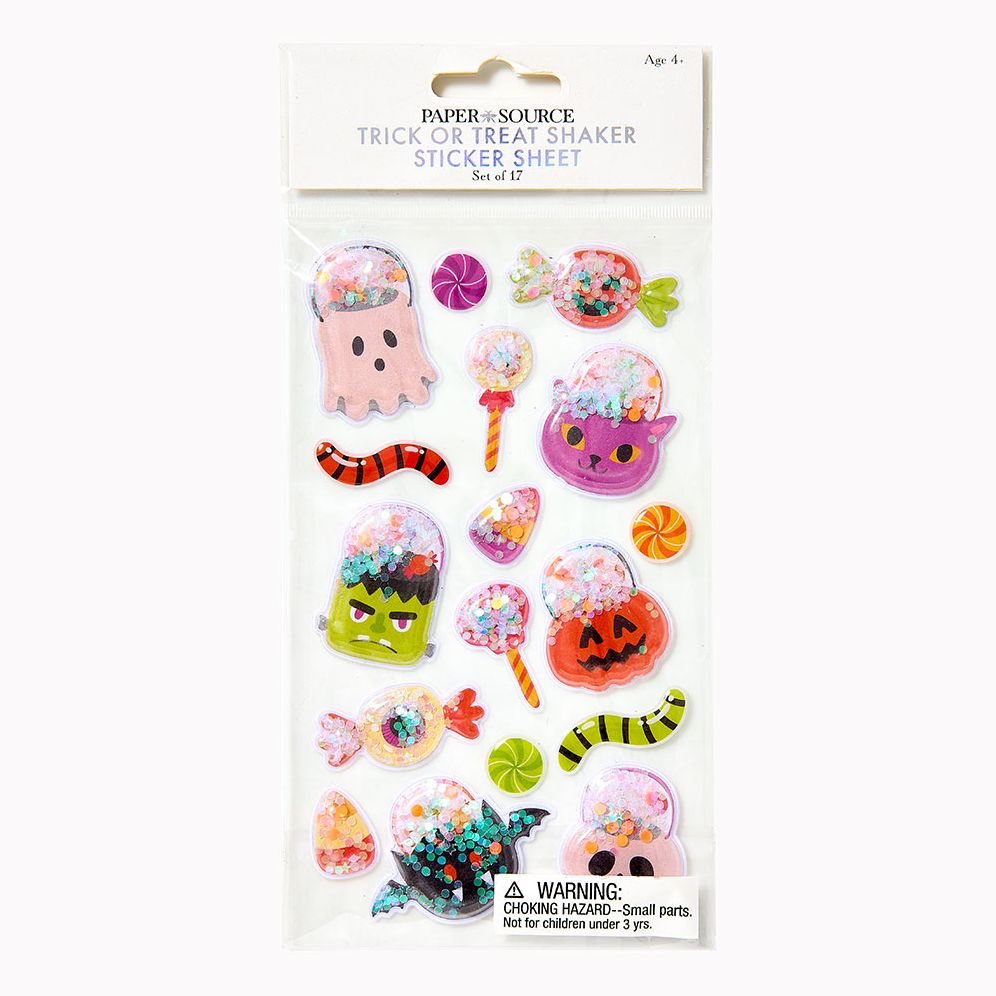 Trick or Treat Shaker Sticker Sheet