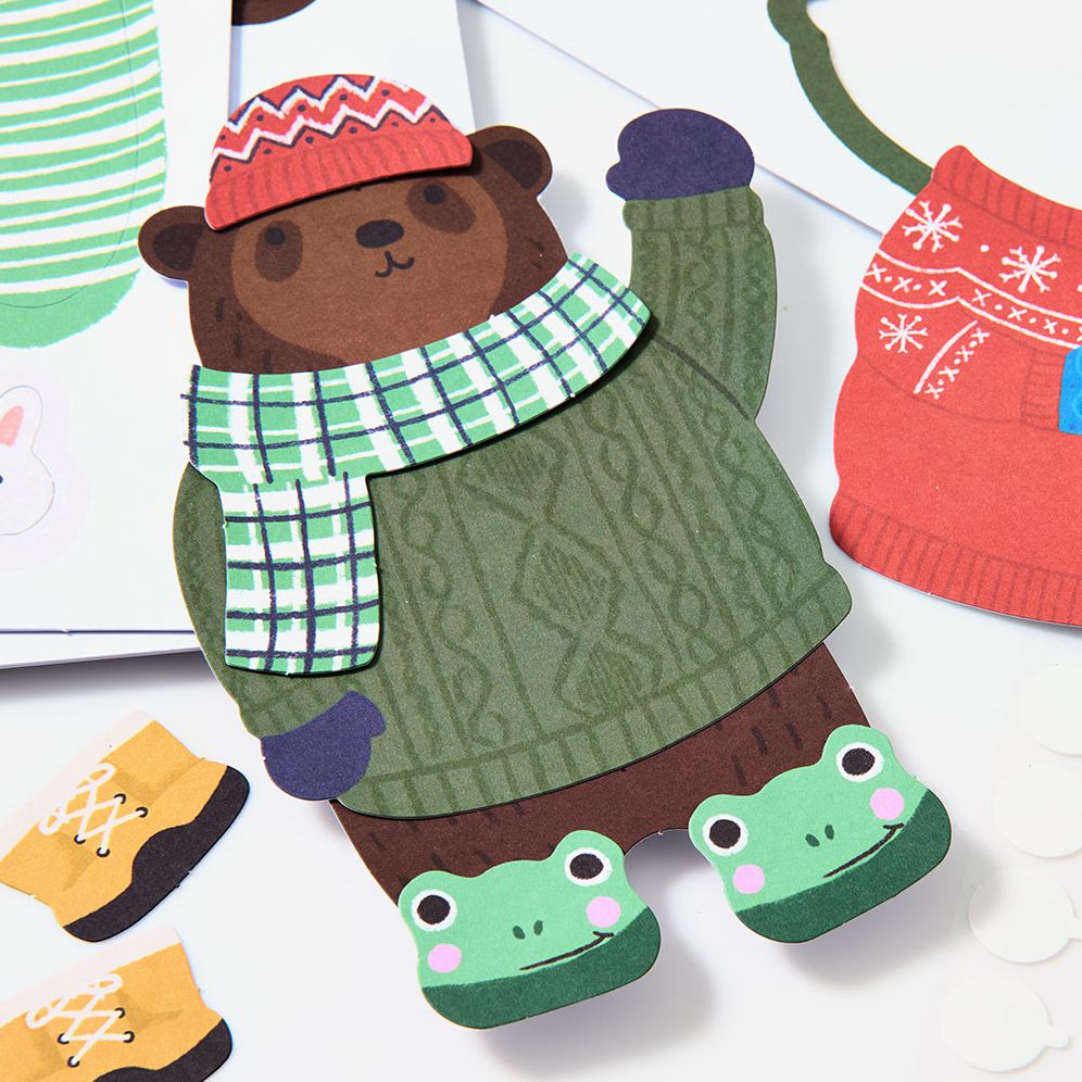 Beary Jolly Paper Dolls Kit
