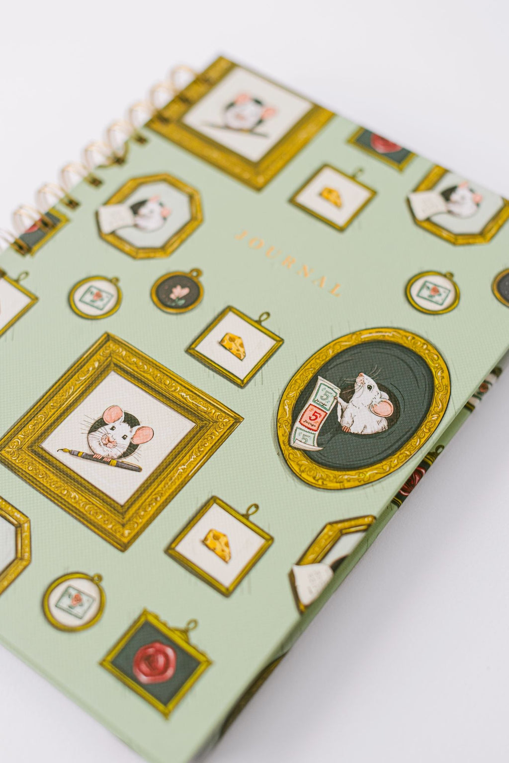Mouse Cameo Spiral Notebook