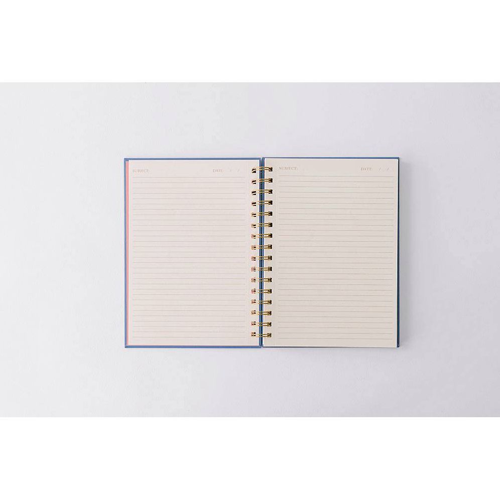 Stamp Pattern Writer's Spiral Notebook