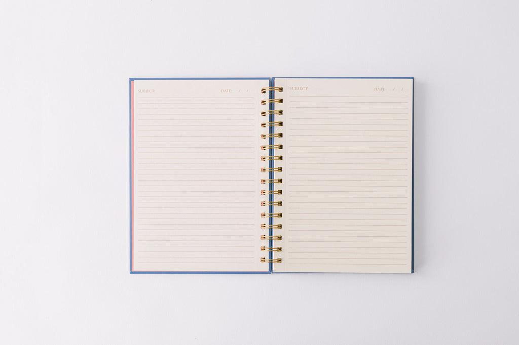 Stamp Pattern Writer's Spiral Notebook