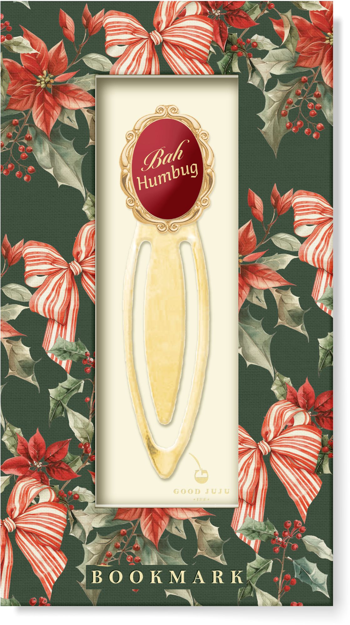 Bah Humbug Metal Clip Bookmark