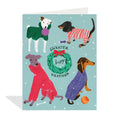 Sweater Weather Dogs Christmas Card