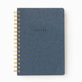 Teal Book Cloth Spiral Journal