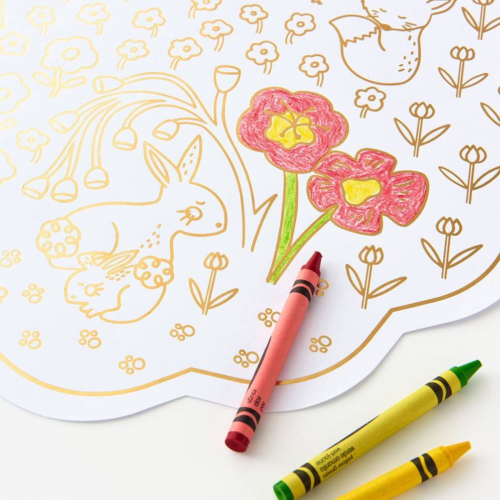 Bunny Coloring Placemat