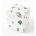 SQUARE Delicate Greenery Gift Box 4.5x4.5x5
