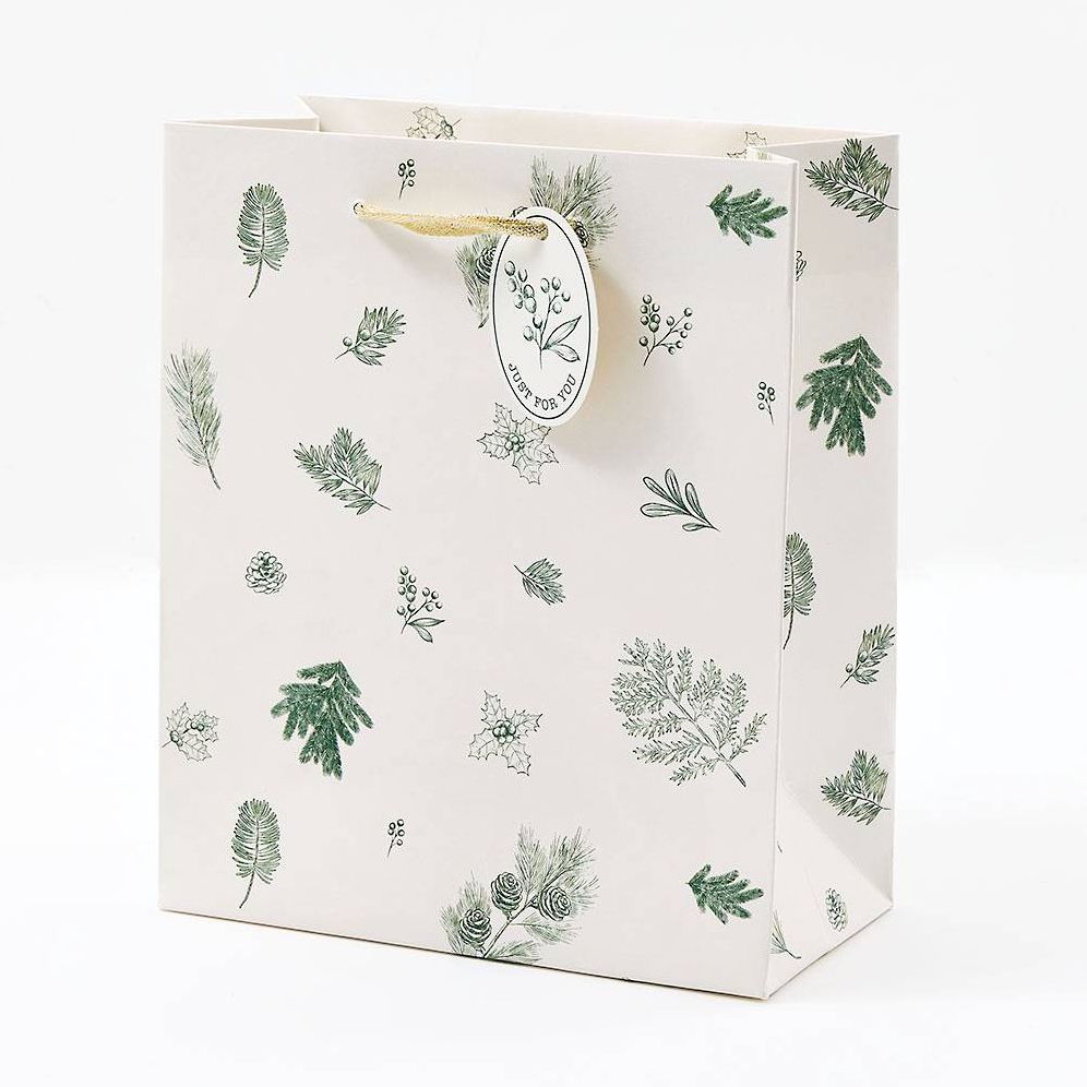 Delicate Greenery Medium Gift Bag