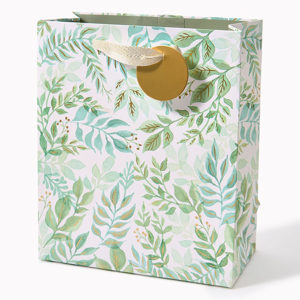 Medium Watercolor Garden Gift Bag