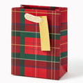 Holiday Plaid Small Gift Bag