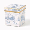 Elegant Toile Square Gift Box