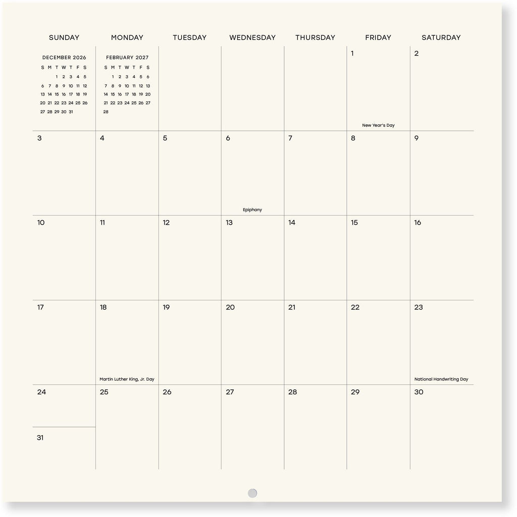 2027 Birds & Blooms Wall Calendar - Exclusive
