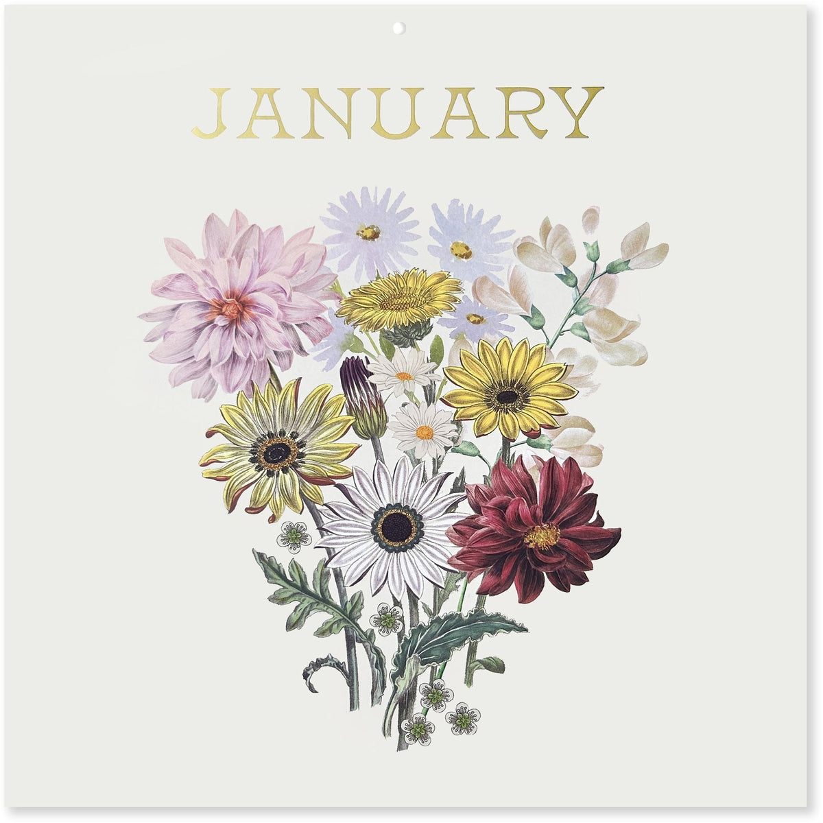 2027 Vintage Floral Wall Calendar - Exclusive