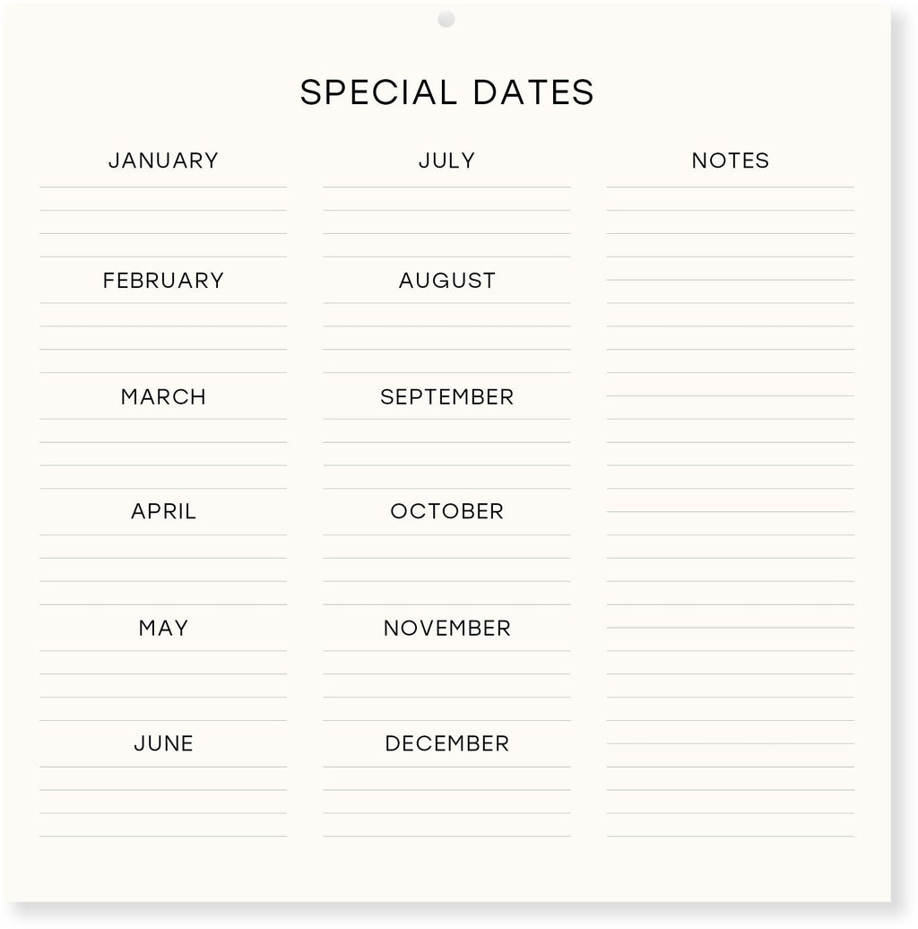 2027 Vintage Floral Wall Calendar - Exclusive