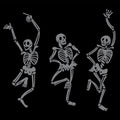 Skeleton Dance Cocktail Napkin Set of 20