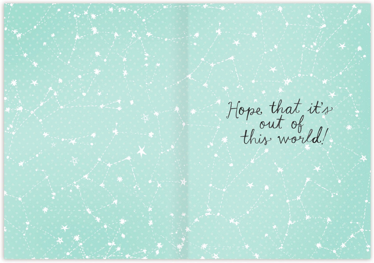 Outer Space Birthday Card