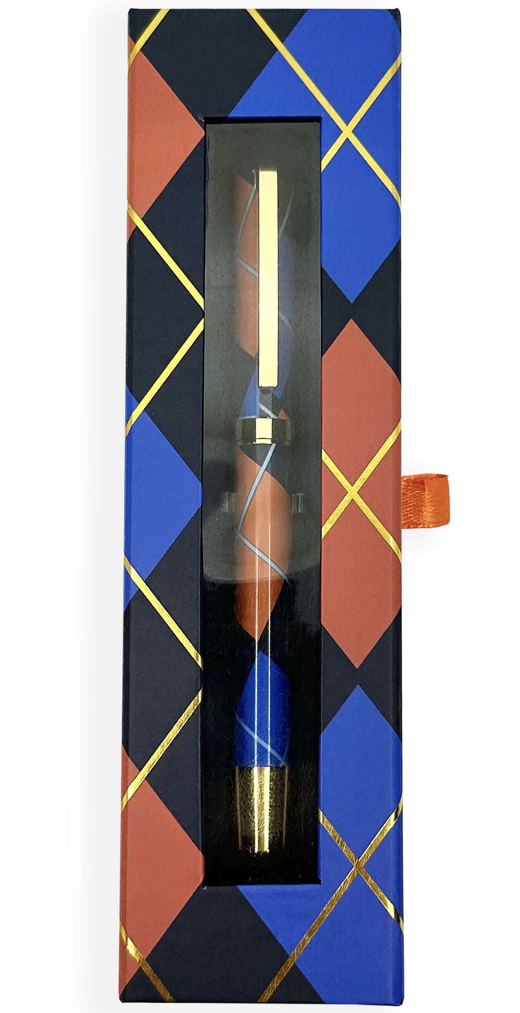 Plaid Boxed Ball Point Pen