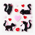 Stinkin Cute Skunk Window Gel Clings