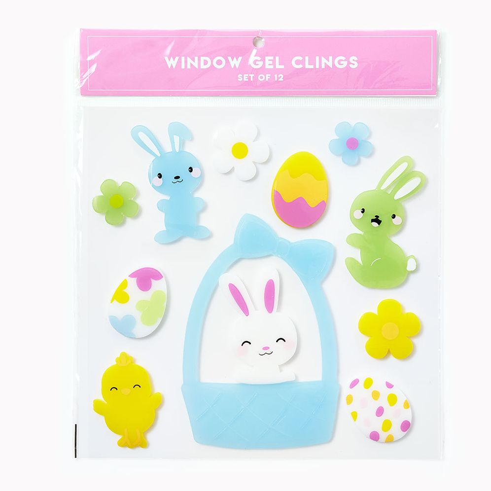 Easter Basket Window Gel Clings