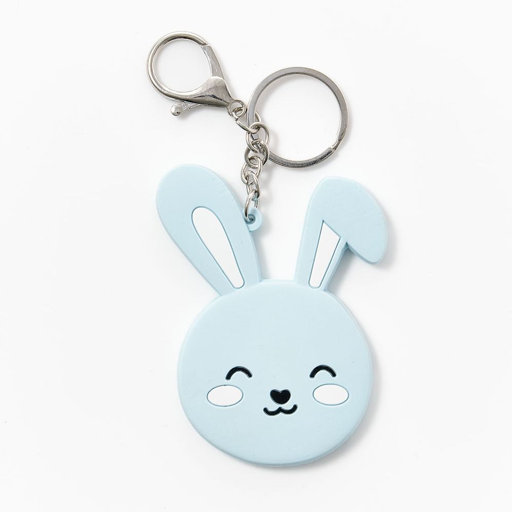 Mirrored Bunny Keychain