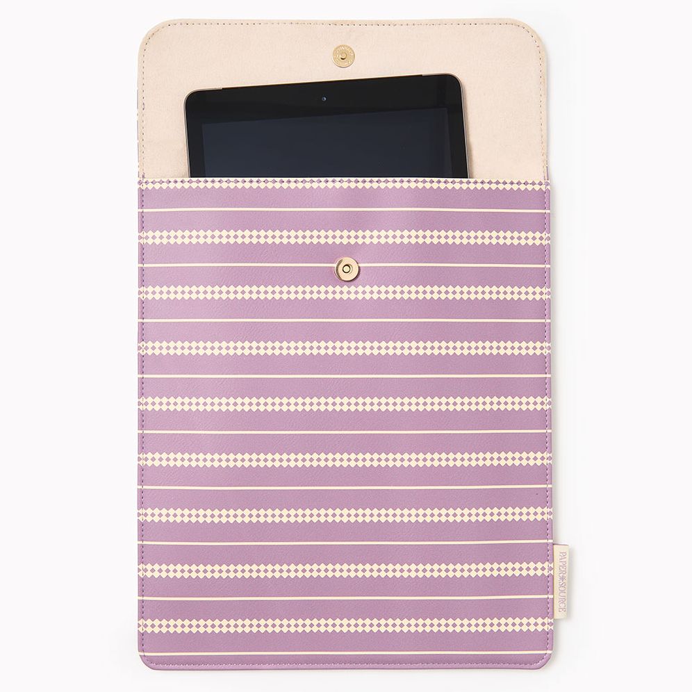 Wisteria Dots Paper Wasp Tablet Sleeve