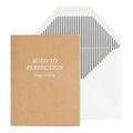 Aged to Perfection Birthday Card