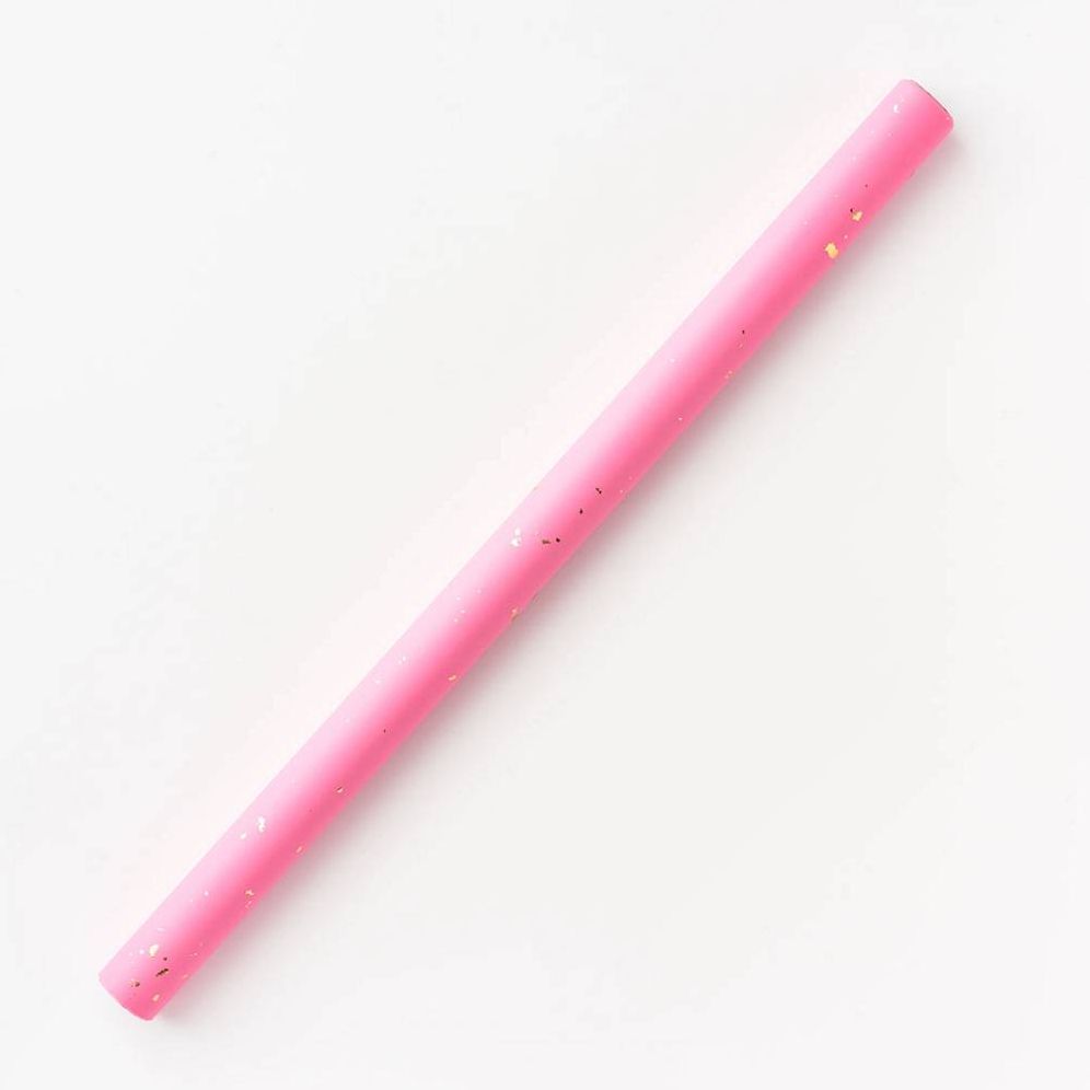 Pink & Gold Fleck Stone Wrapping Paper