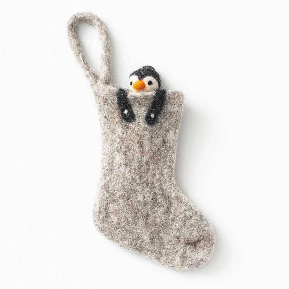 Mini Gray Critter Stocking