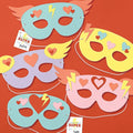 Superhero Masks Valentine Card Kit