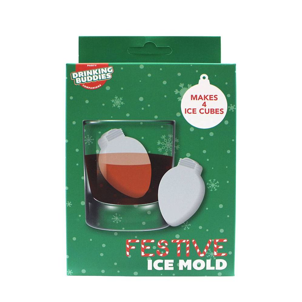 Festive Light Bulb Ice Mold