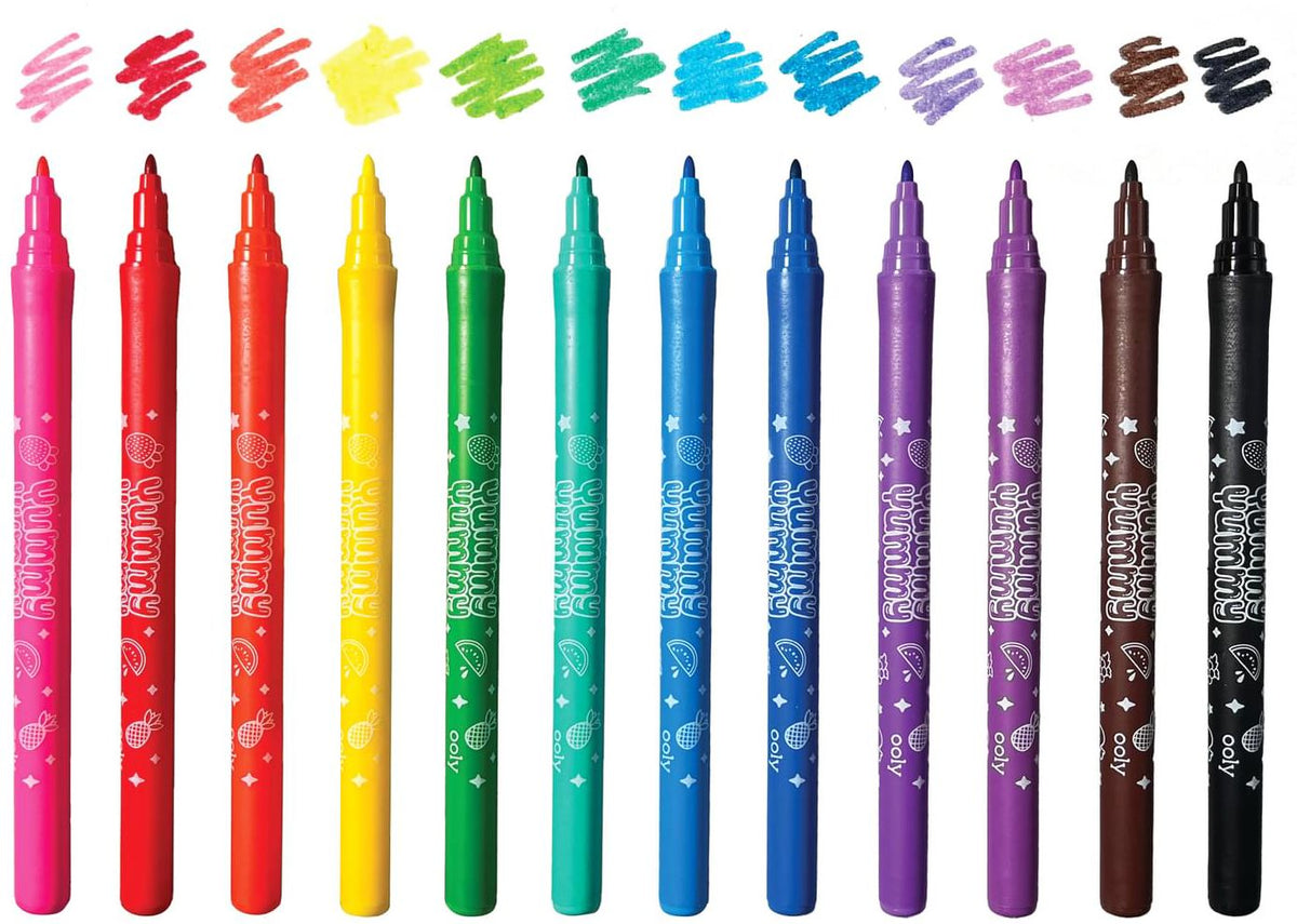 Yummy Yummy Scented Markers - Set of 12